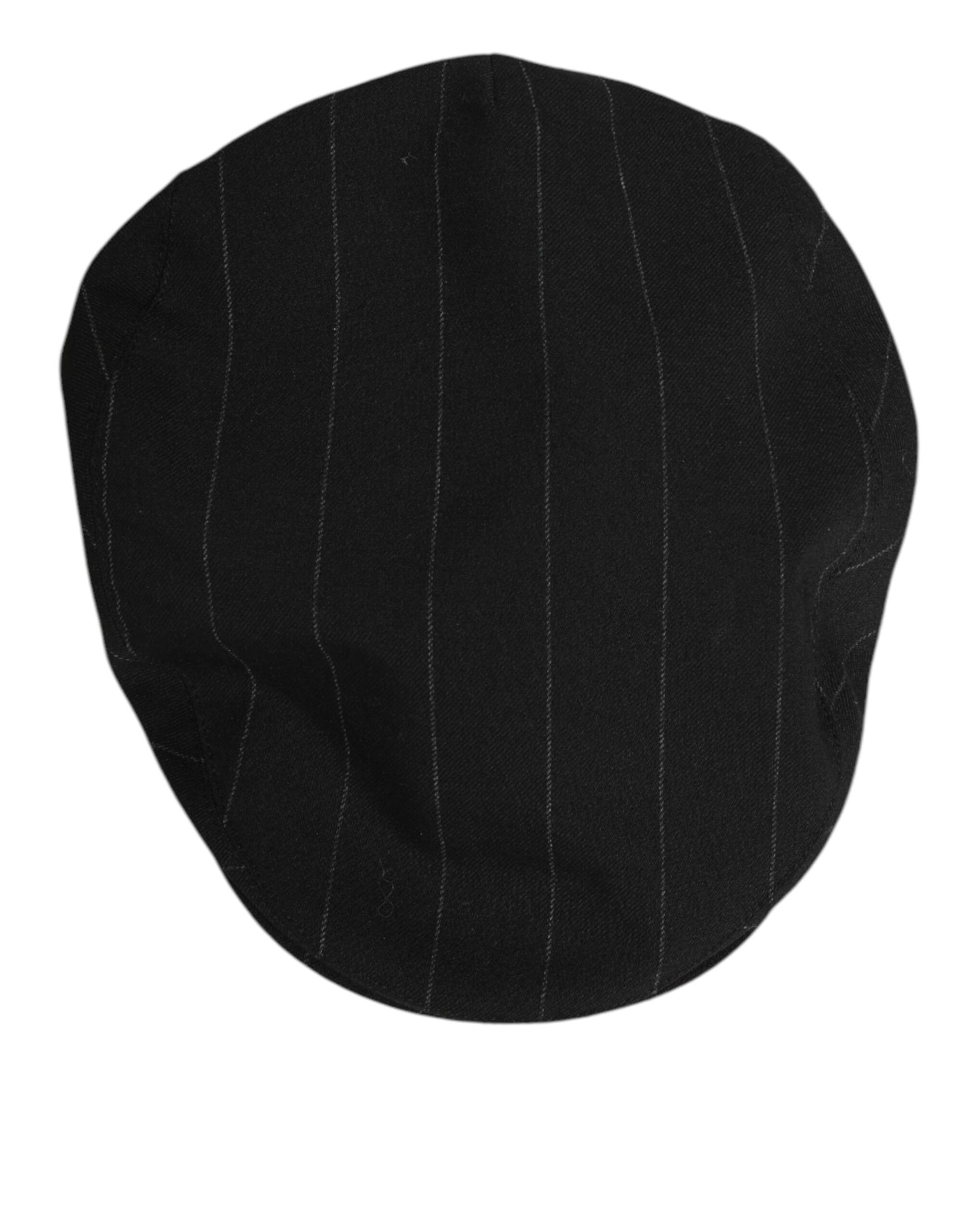 Dolce & Gabbana Black Polyester Newsboy Cap