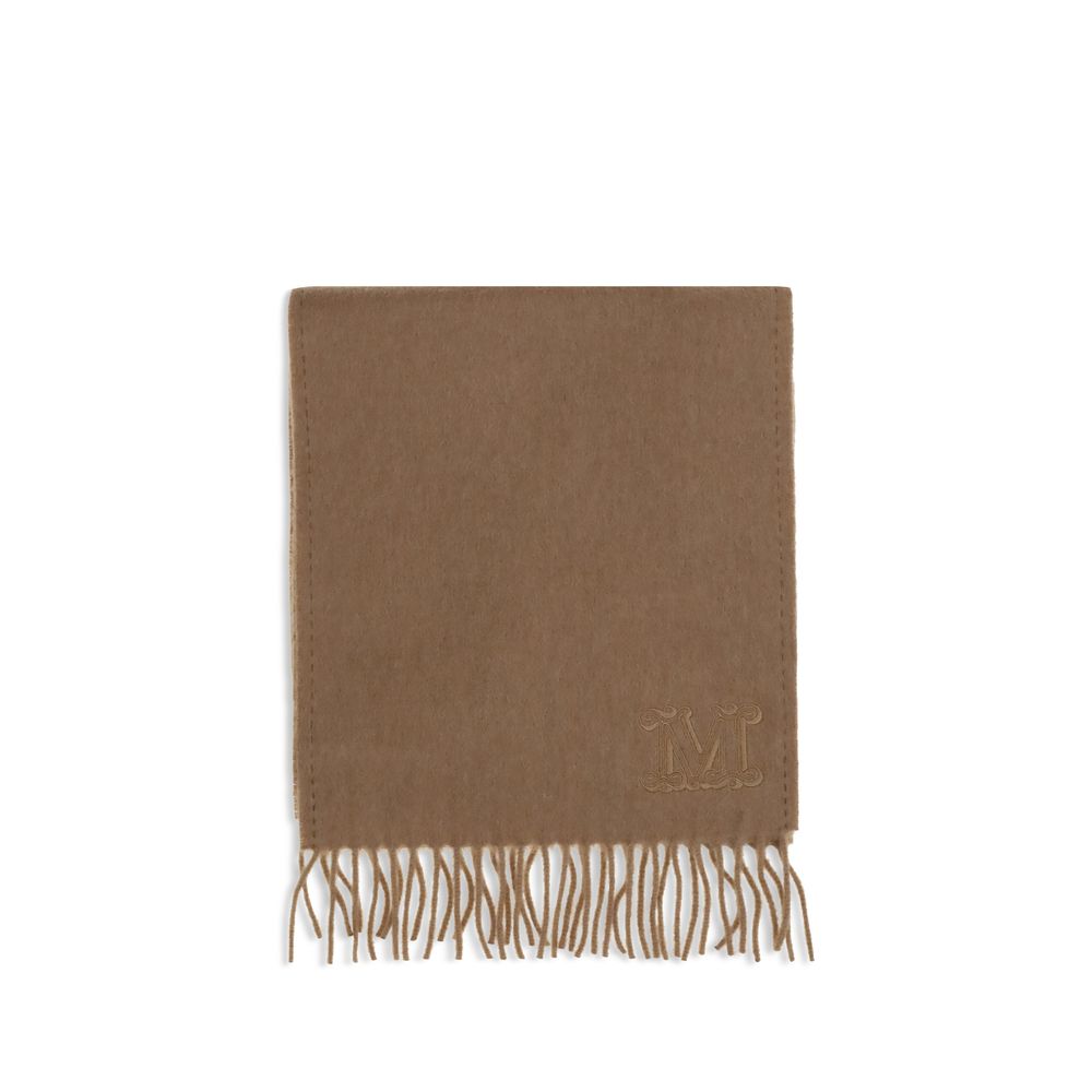 Max Mara Camel Scarf in Pure Sable Cashmere