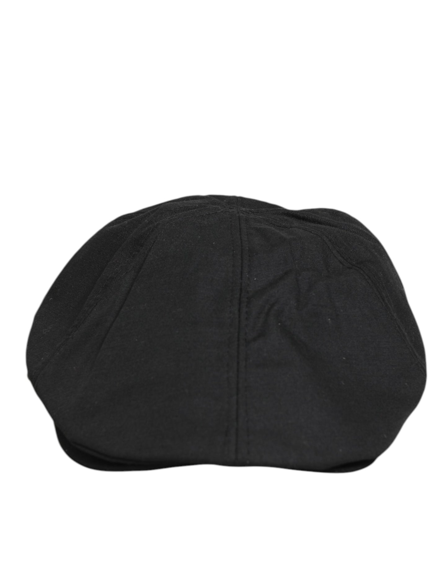 Dolce & Gabbana Black Cotton DG Logo Newsboy Cap