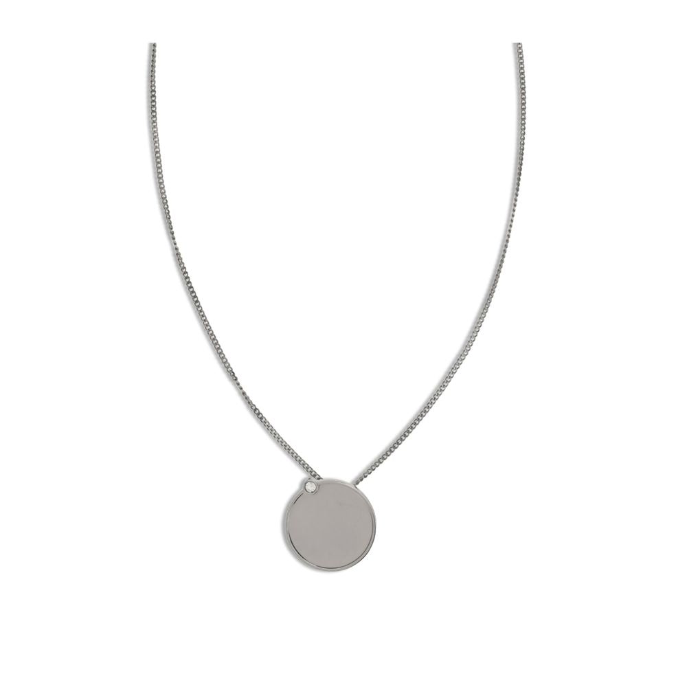 MM6 Necklace with Round Plaque