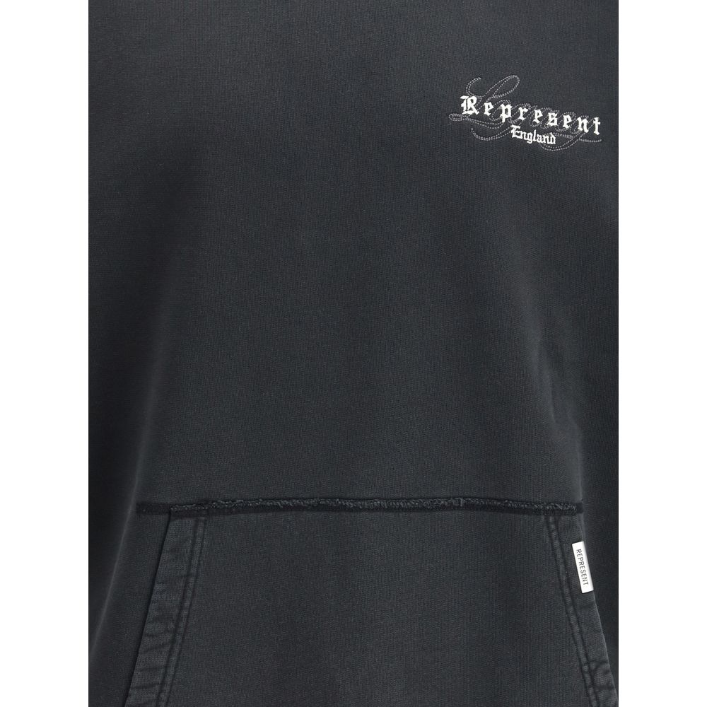 Legacy Overprint Hoodie - Vintage Black