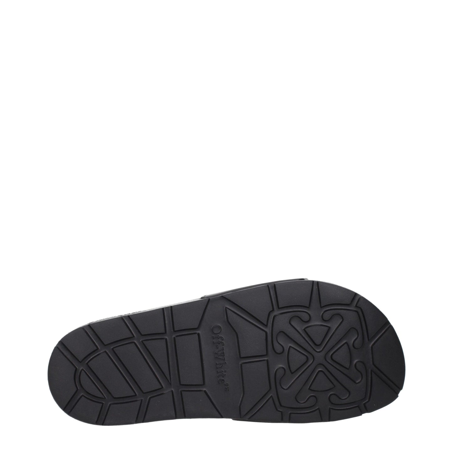 Off-White Black Rubber Pool Slide Sandals