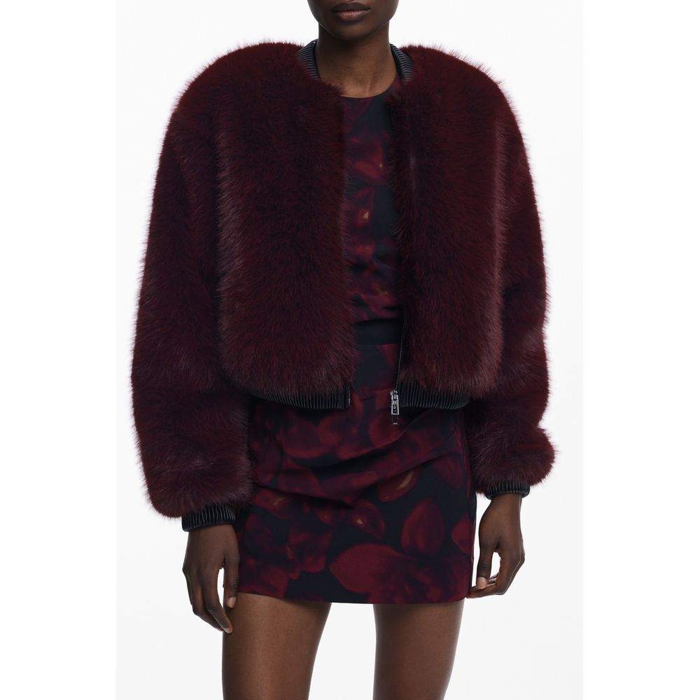 Desigual Red Polyester Women's Jacket