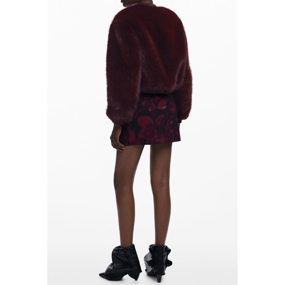 Desigual Red Polyester Women's Jacket