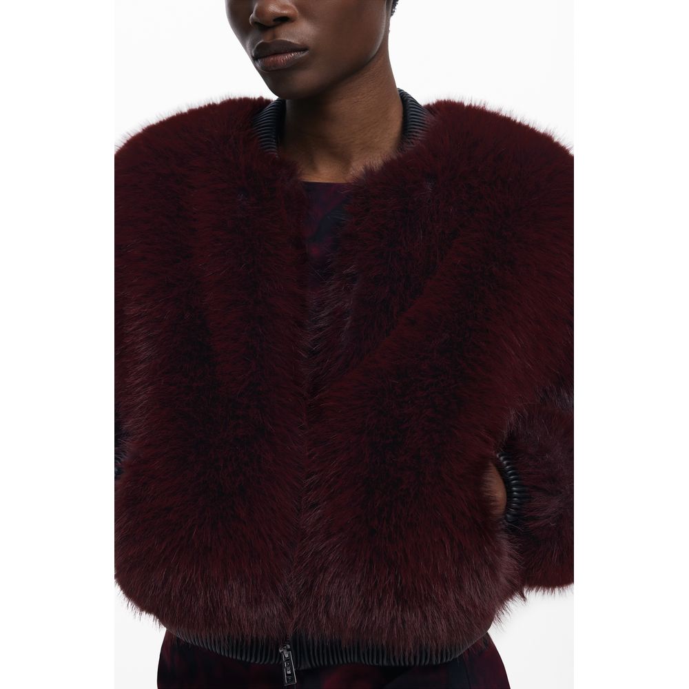 Desigual Red Polyester Women's Jacket