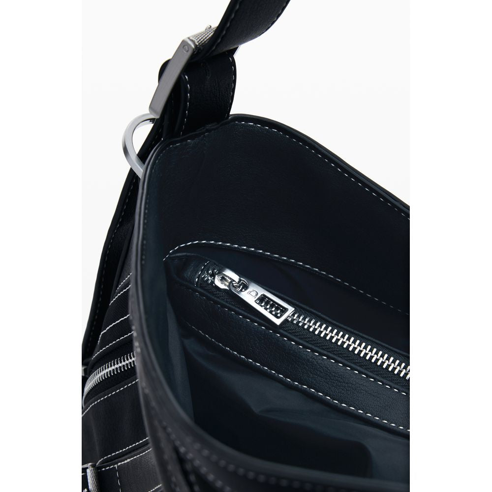 Desigual Black Polyethylene Women Handbag - Fibonacci Buxton
