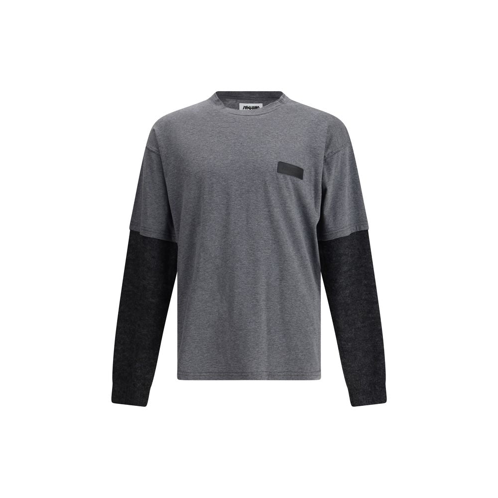 Magliano Trauma Long Sleeve Contrast T-Shirt