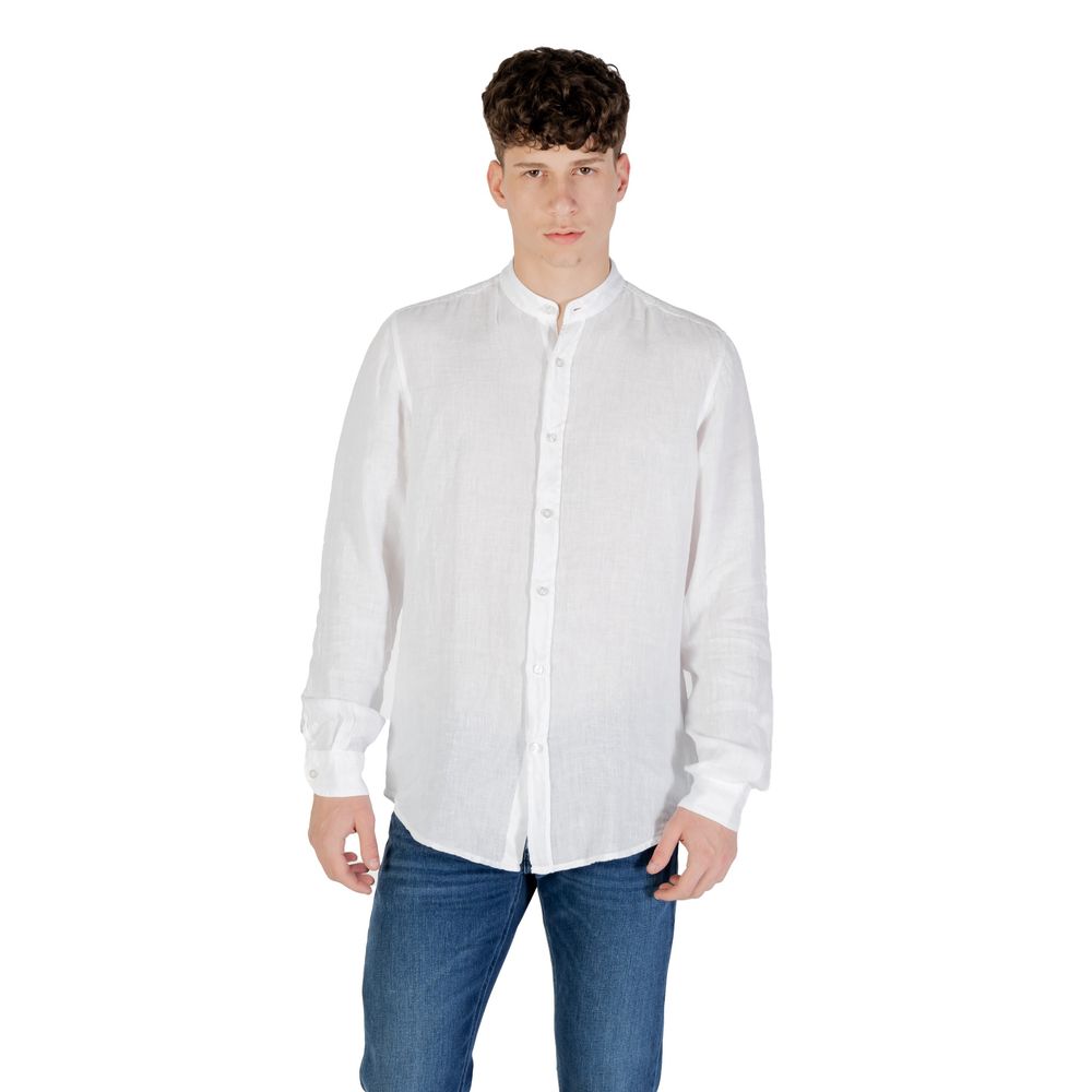 Hugo Boss White Linen Shirt