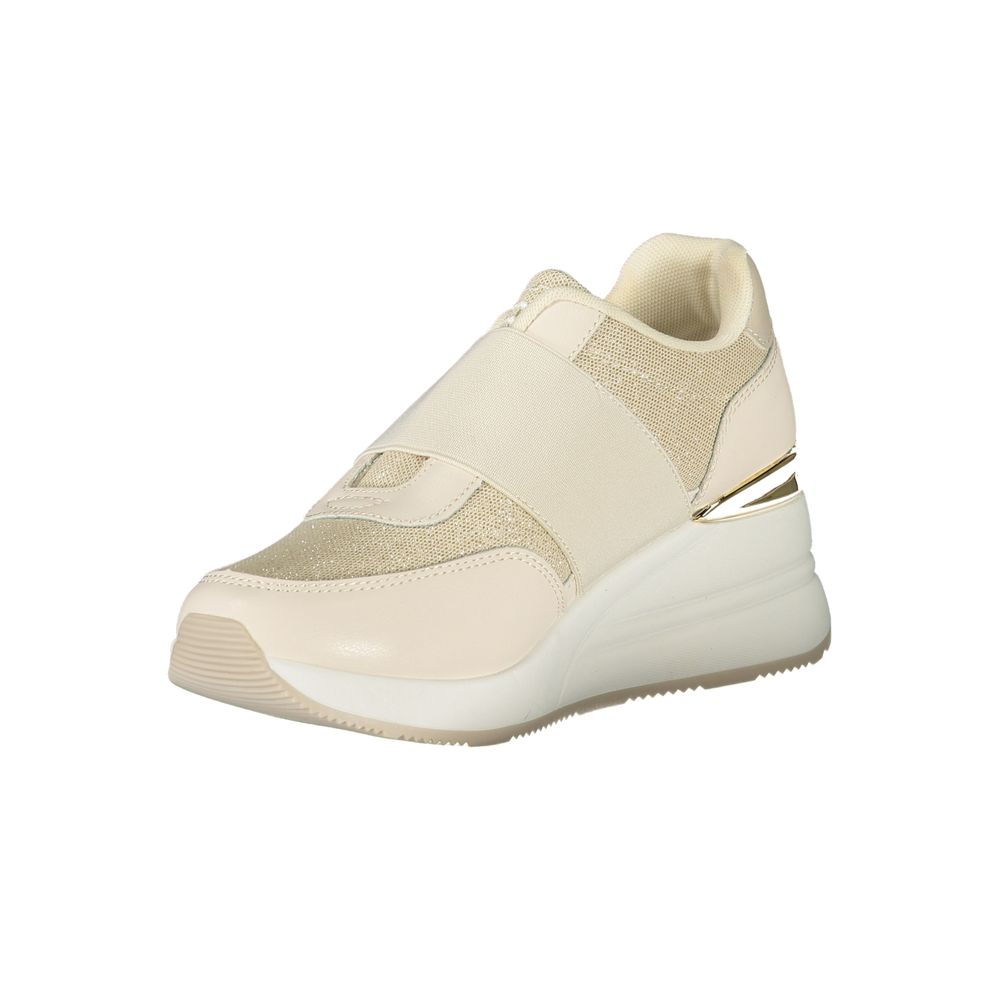Laura Biagiotti Beige Polyester Women Sneaker
