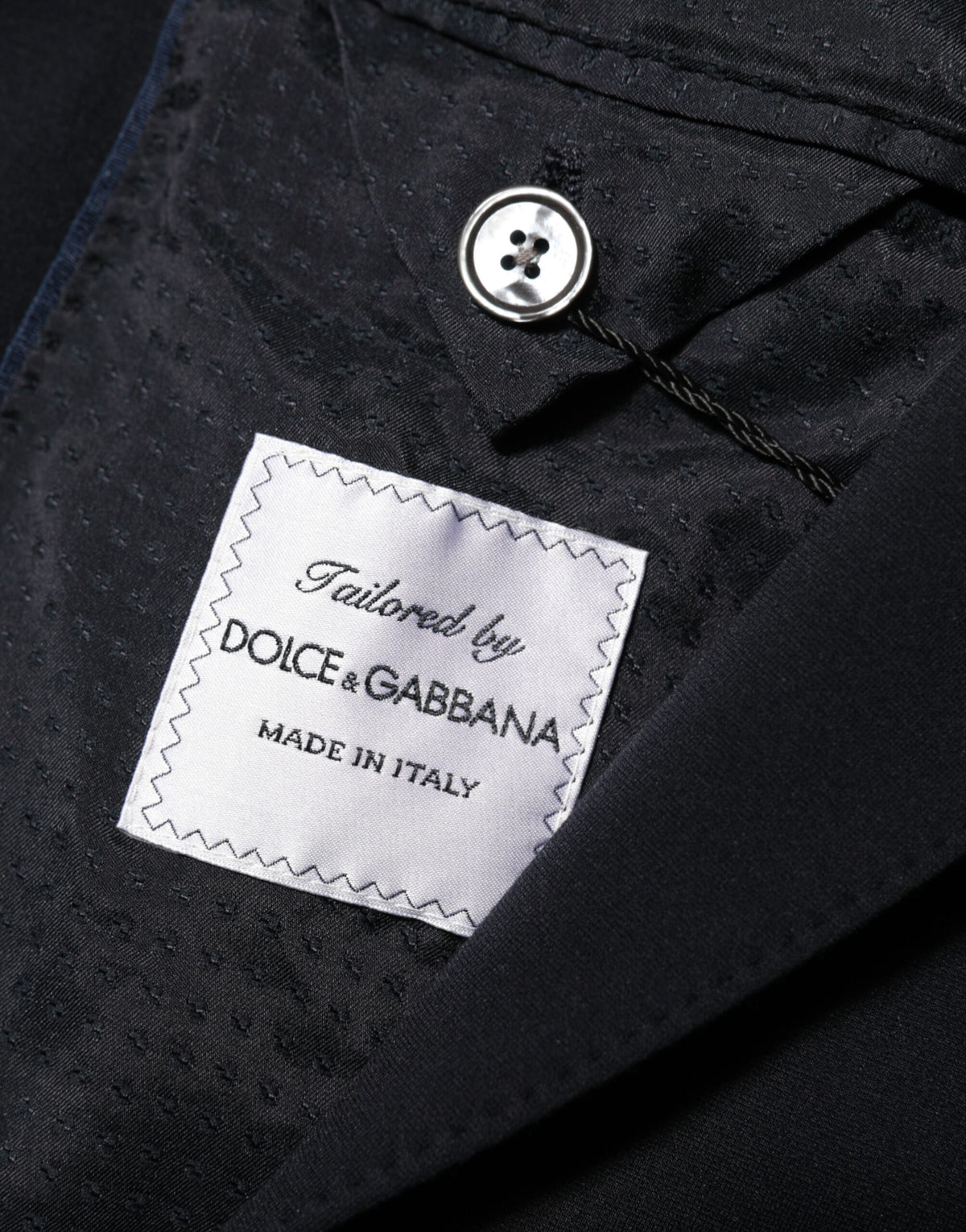 Dolce & Gabbana Black Viscose 2 Buttons Suit Jacket Blazer