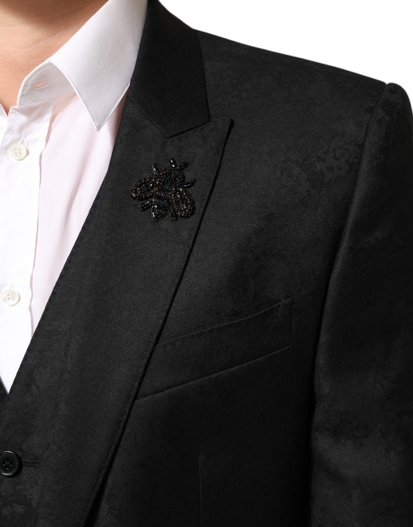 Dolce & Gabbana Black MARTINI 2 Buttons 3 Piece Suit