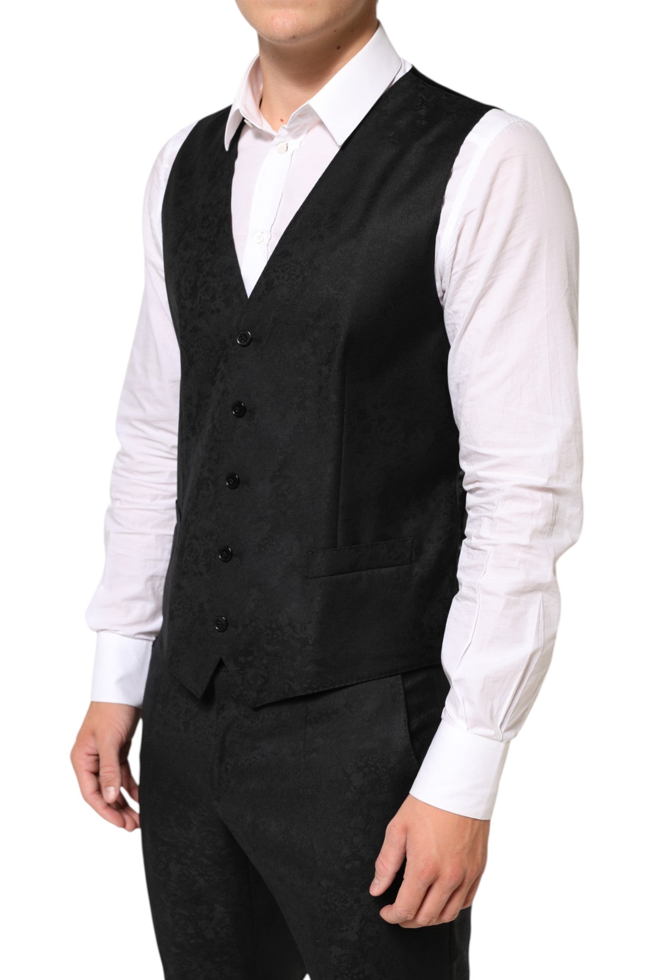 Dolce & Gabbana Black MARTINI 2 Buttons 3 Piece Suit