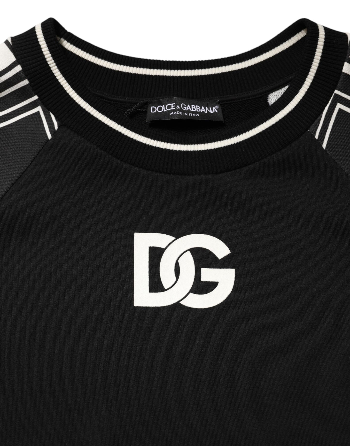 Dolce & Gabbana Black Magnificent DG Logo Sweatshirt