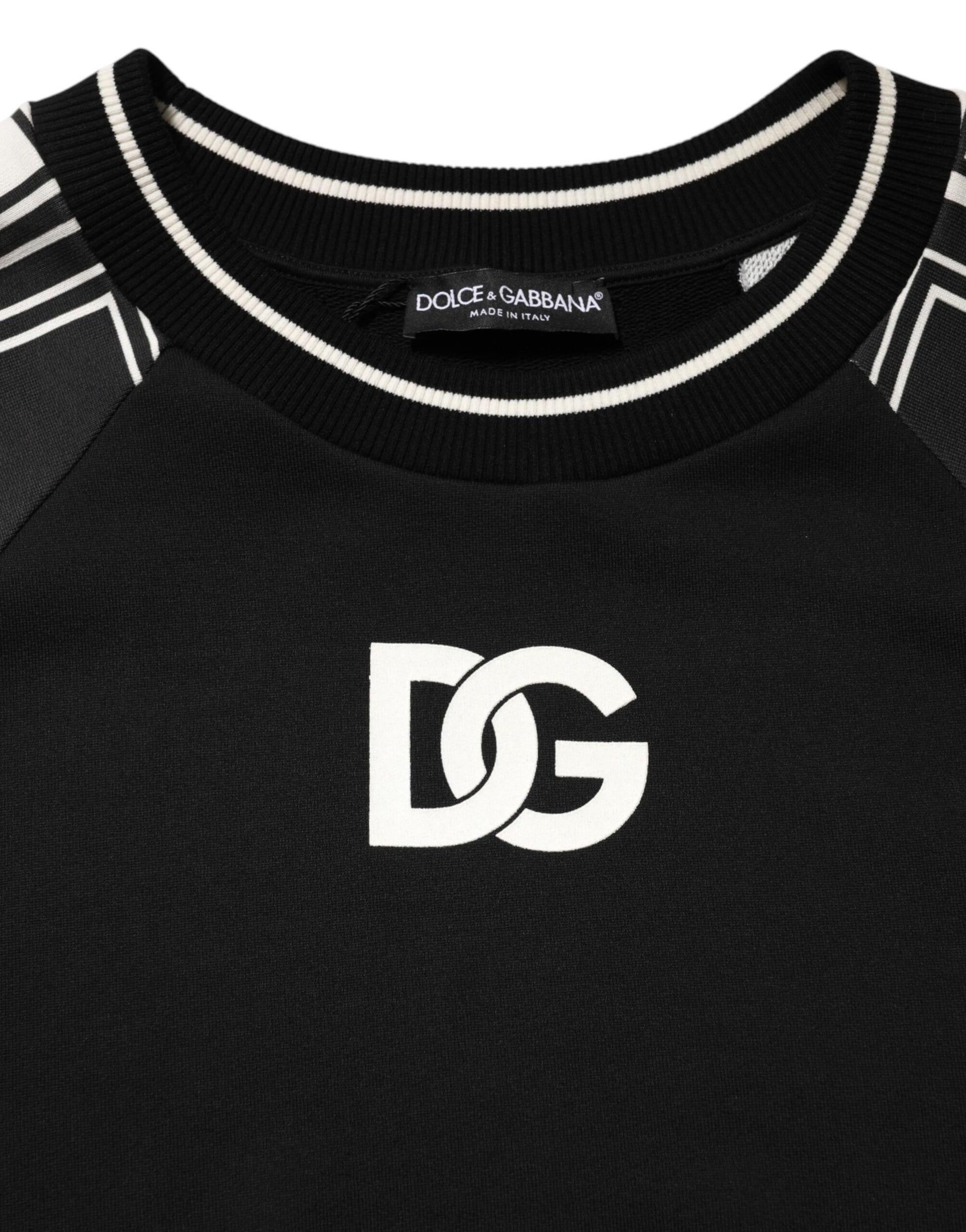 Dolce & Gabbana Black Magnificent DG Logo Sweatshirt