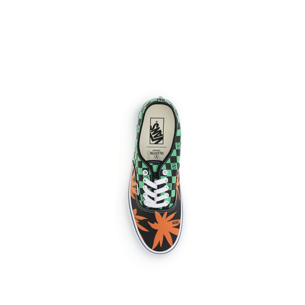 Valentino Garavani X Vans Checkerboard Tropical Print Sneakers