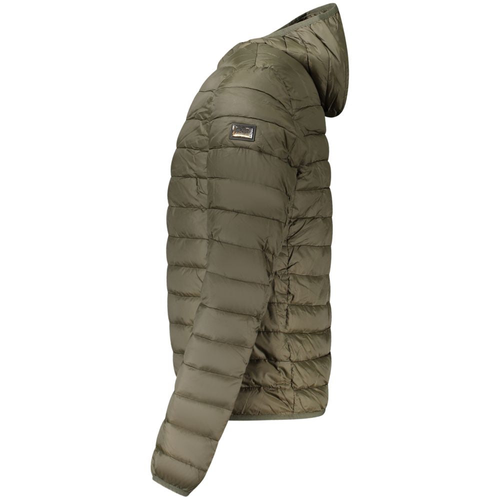 Cavalli Class Green Polyester Jackets & Coat