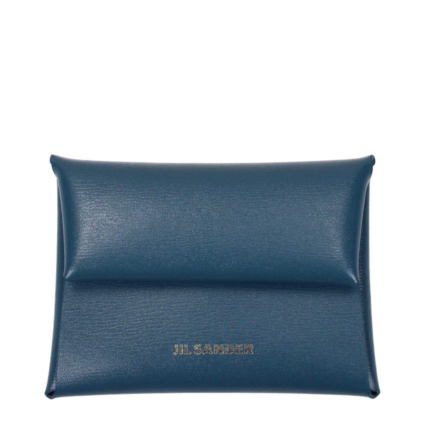 Jil Sander Blue Leather Coin Purse
