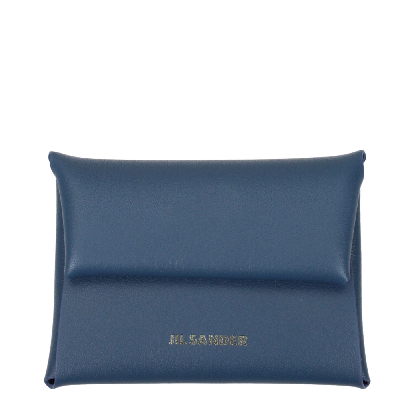 Jil Sander Blue Leather Wallet – Chic Coin Purse for Everyday Essentials