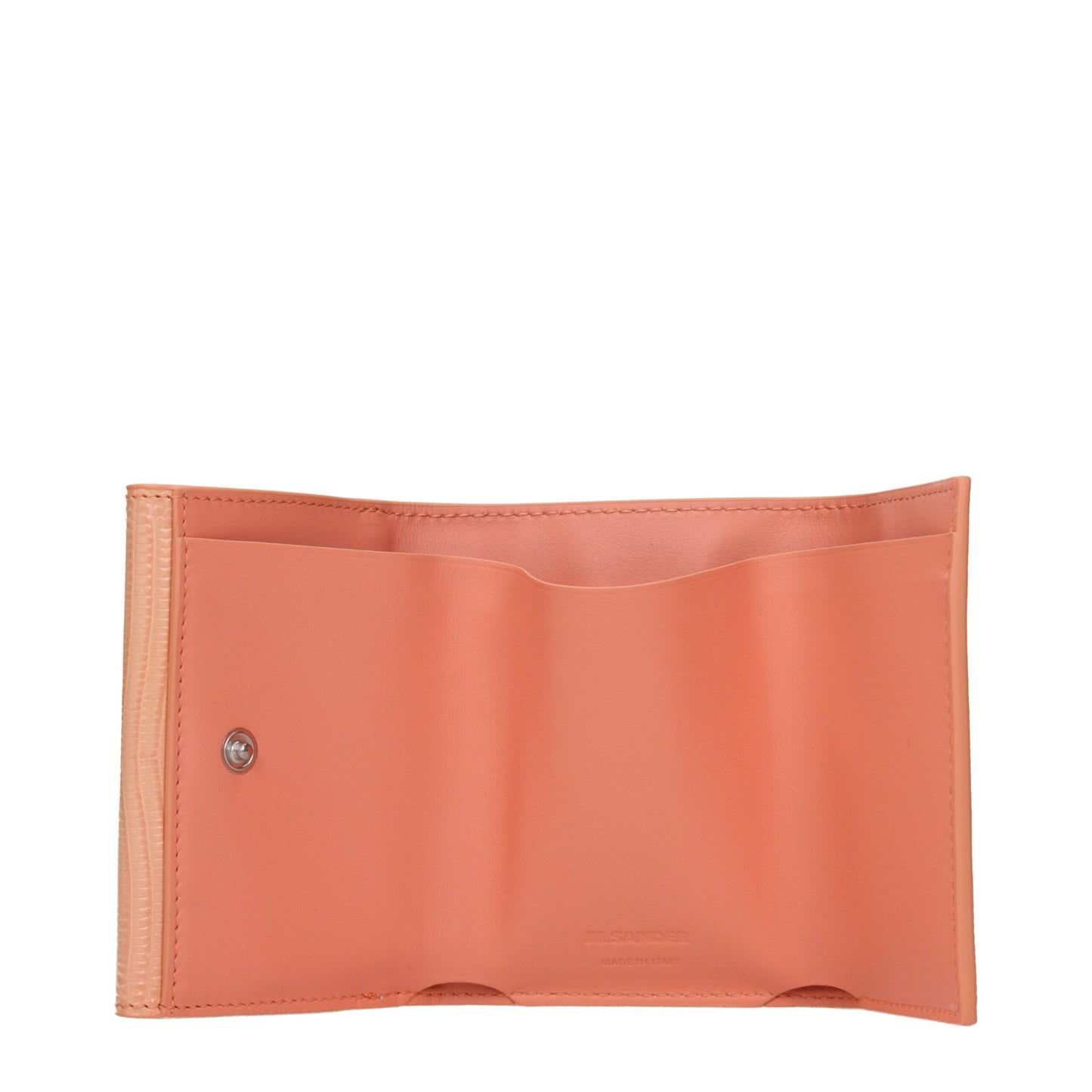 Jil Sander Pink Leather Wallet - Contemporary Elegance in Design
