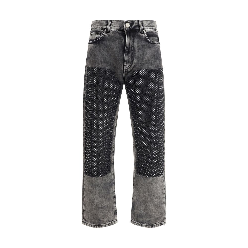PINKO Five-Pocket Jeans with Mini Studs