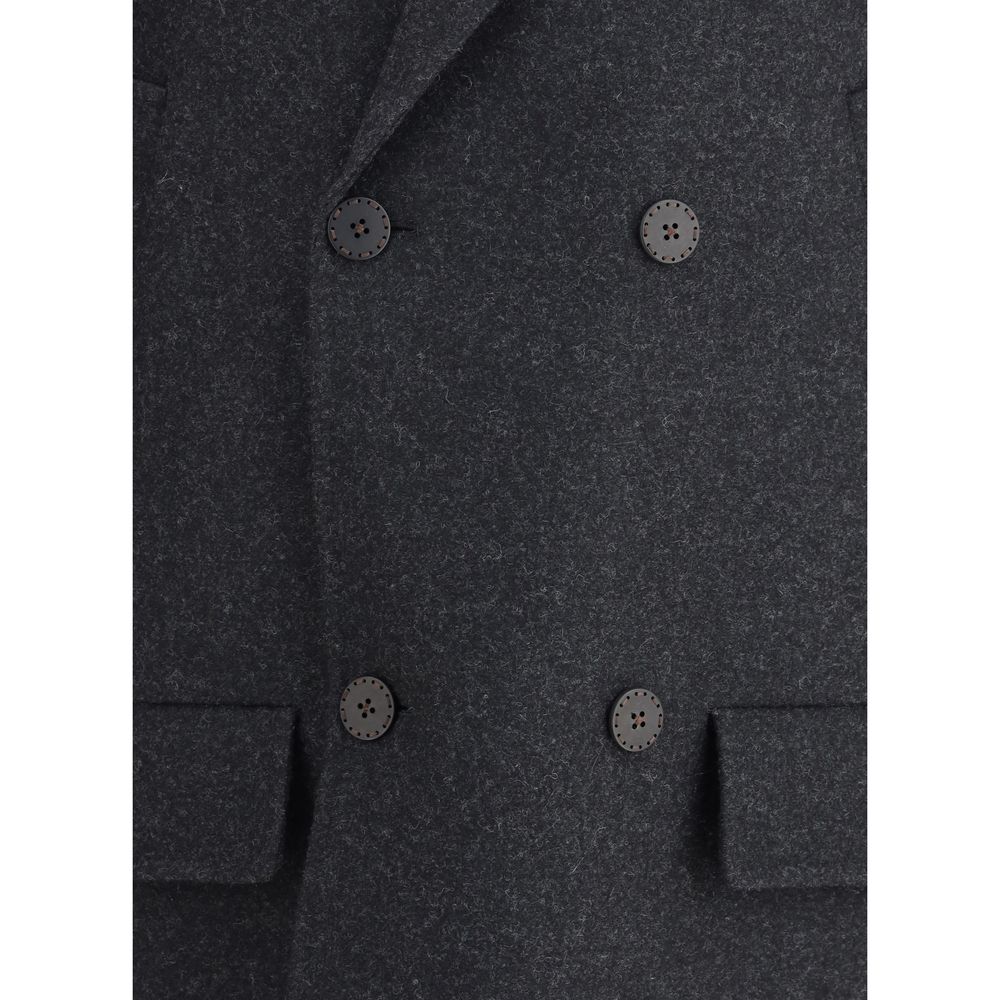 Fendi Wool Felt Double-Breasted Caban Coat
