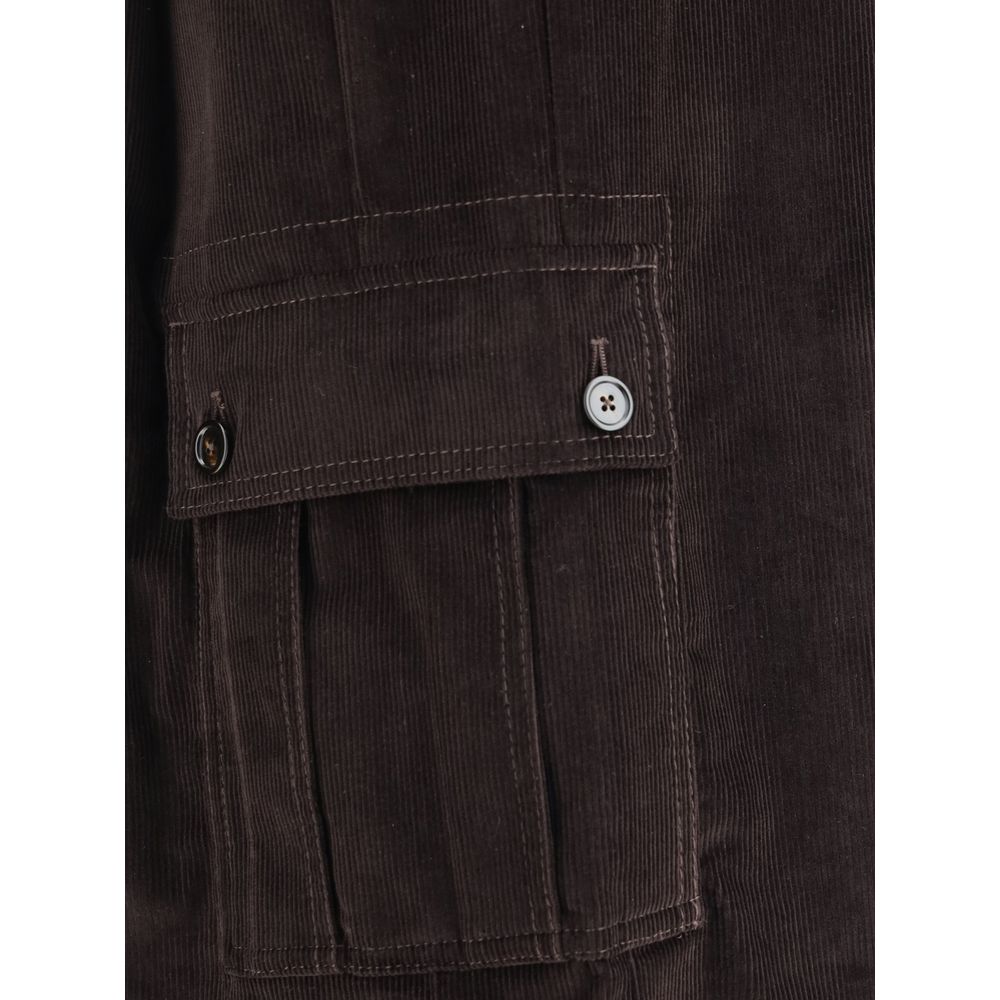 Dolce & Gabbana Brown Cotton Cargo Pants