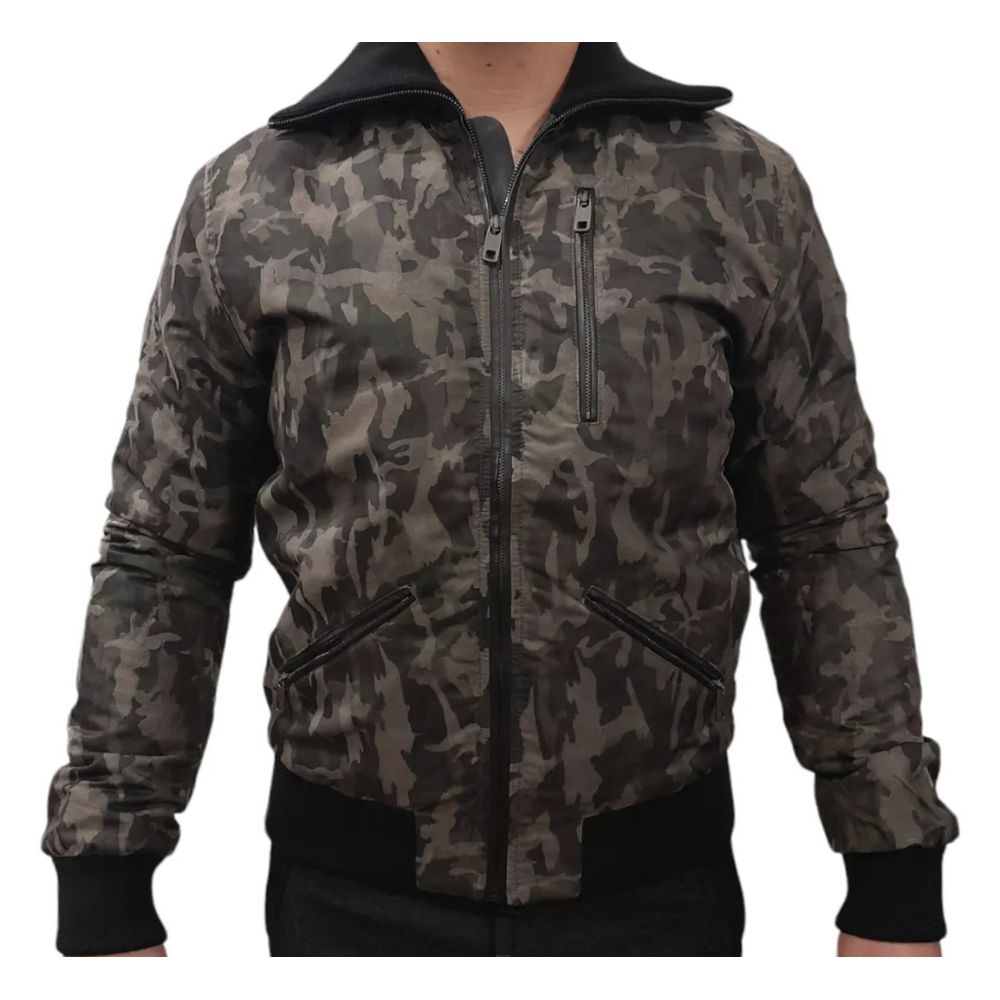 Dolce & Gabbana Camouflage Print Cotton Jacket
