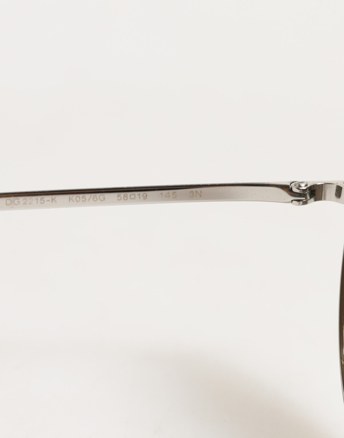 Dolce & Gabbana DG2215K Silver Metal Round Shades
