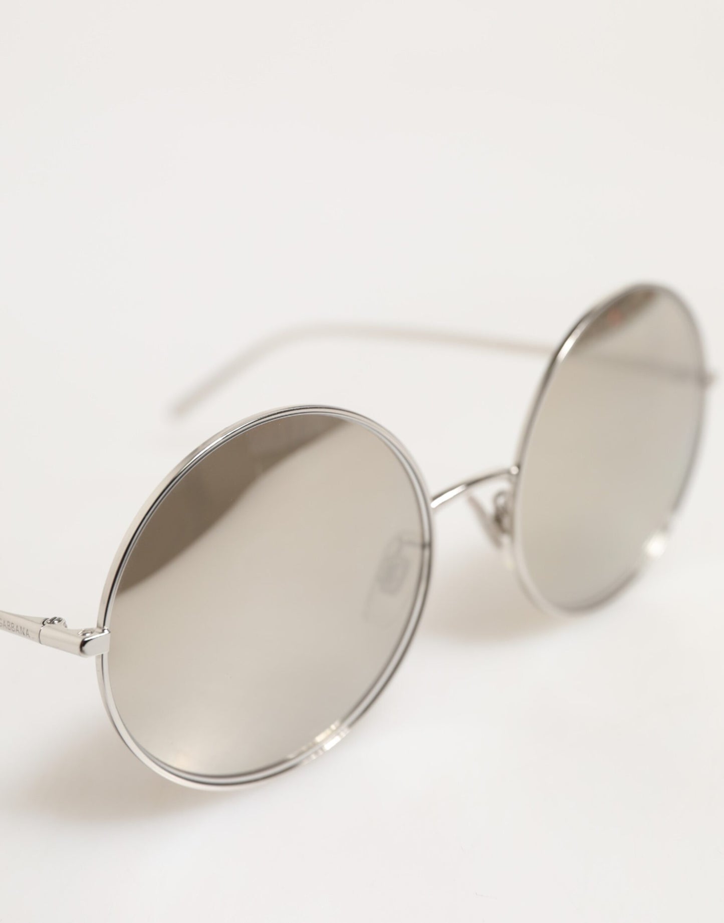 Dolce & Gabbana DG2215K Silver Metal Round Shades