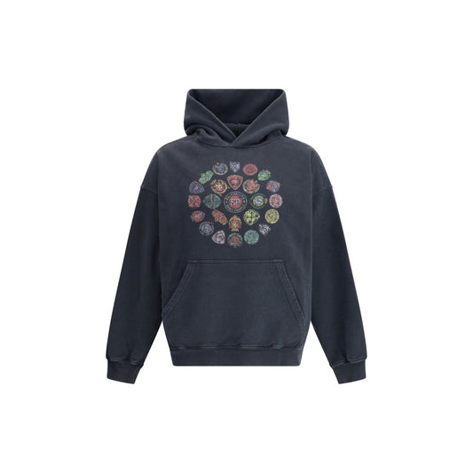 Balenciaga Black Spiral Crest Hoodie