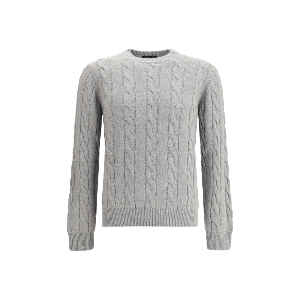 Aragona Cashmere Braided-effect Crewneck Sweater