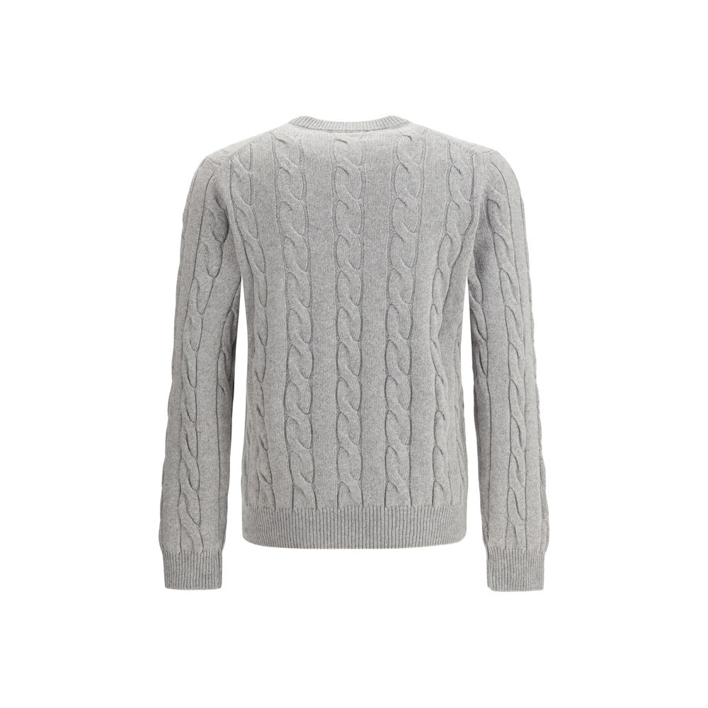 Aragona Cashmere Braided-effect Crewneck Sweater