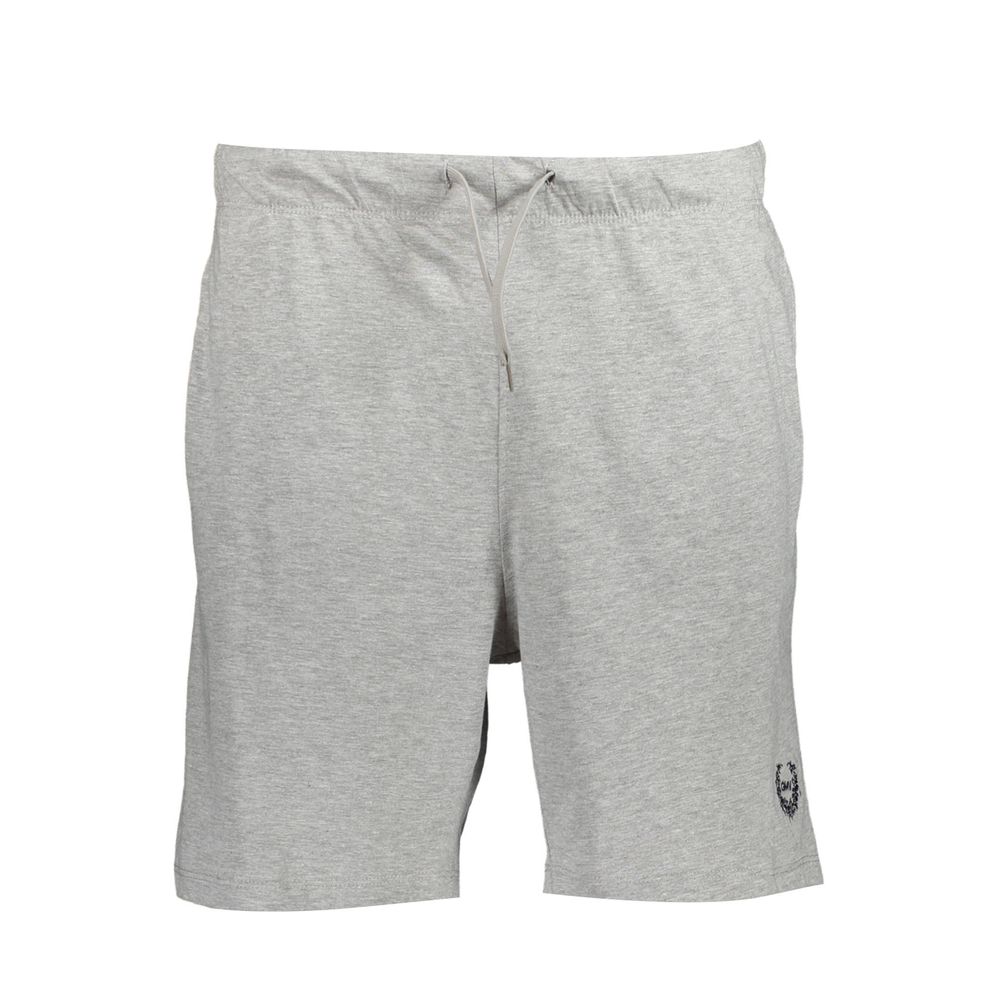 Gianmarco Venturi Gray Cotton Pant: Effortless Sporty Style