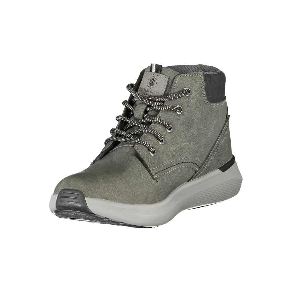 Lumberjack Grigio Polyester Men's Sneaker - Effortless Style Meets Comfort