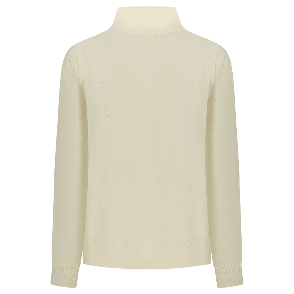 Freddy White Cotton Sweatshirt: Stylish & Comfortable Long-Sleeved Layer