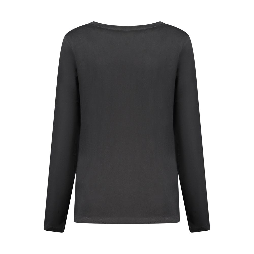 Freddy Black Cotton Long-Sleeved T-Shirt
