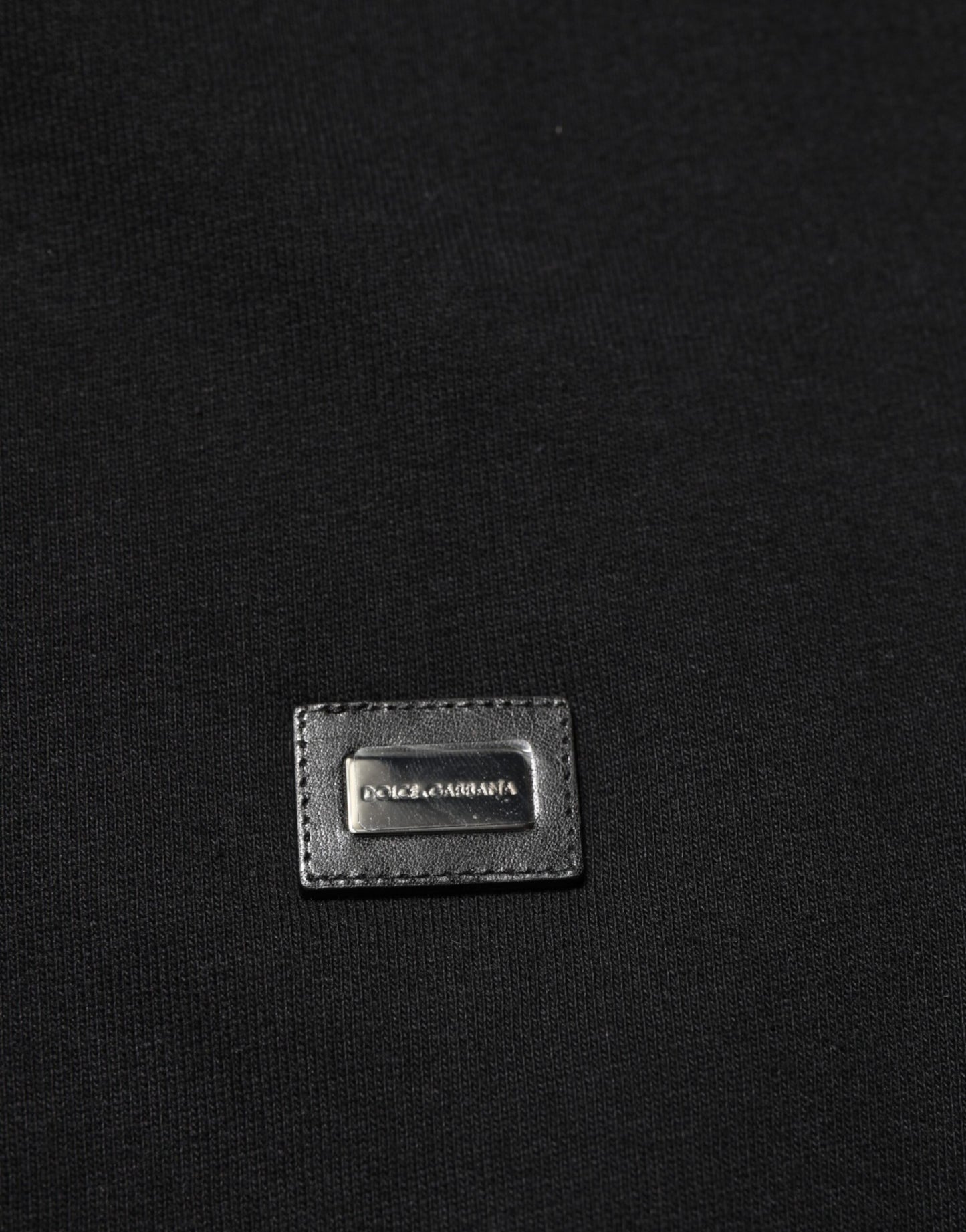 Dolce & Gabbana Black Cotton Hooded Sweatshirt for Men