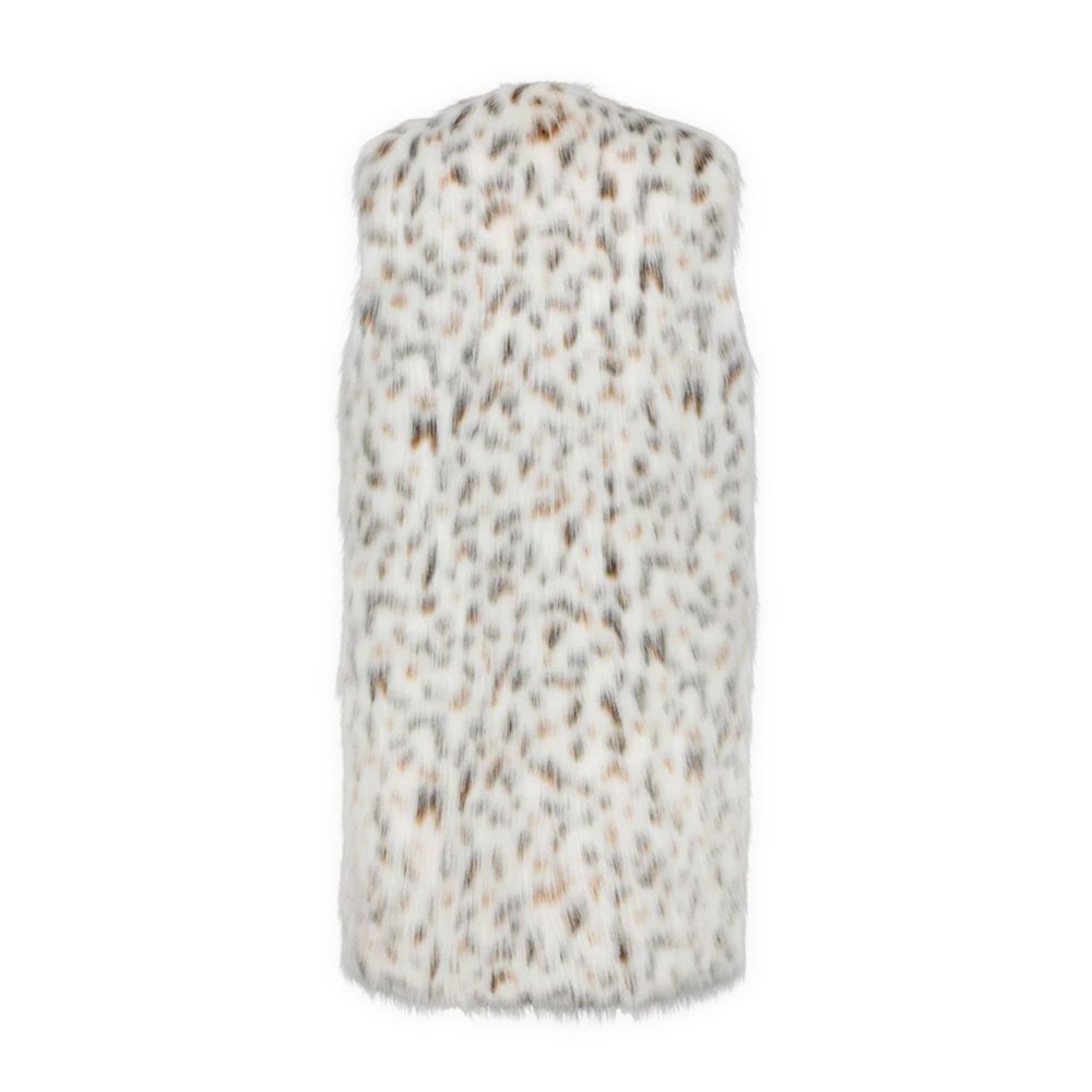 Dolce & Gabbana White Marabou Long Coat
