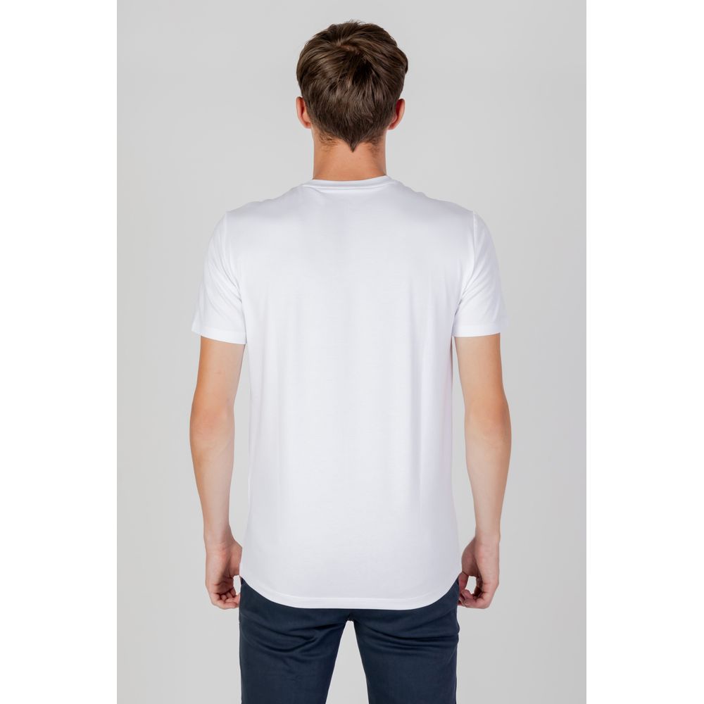 Armani Exchange White Cotton T-Shirt for Men