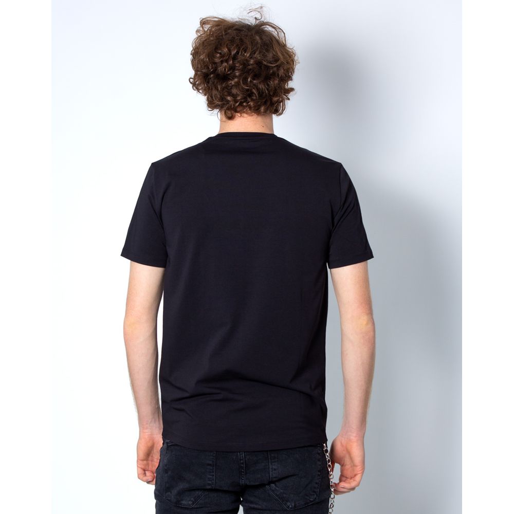 Armani Exchange Black Cotton T-Shirt for Men
