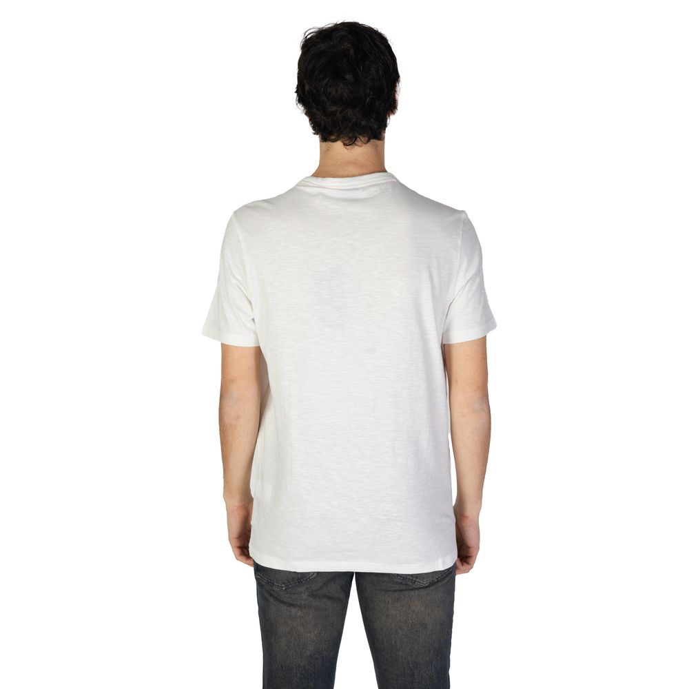 Hugo Boss White Cotton T-Shirt - Boss Tegood 10240843 01 50508243