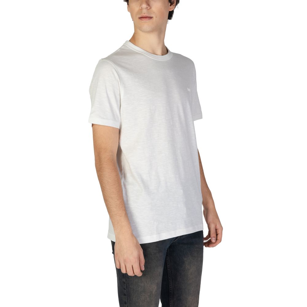 Hugo Boss White Cotton T-Shirt - Boss Tegood 10240843 01 50508243