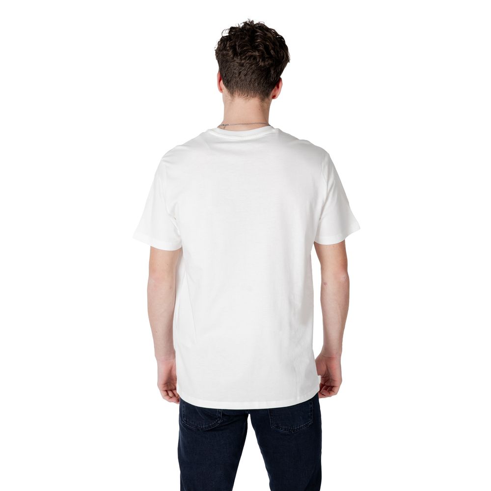 Armani Exchange White Cotton T-Shirt for Men