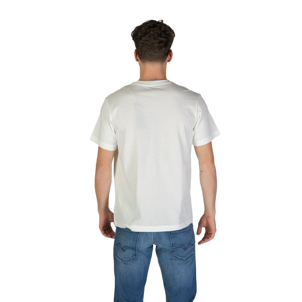 Replay White Cotton T-Shirt for Men