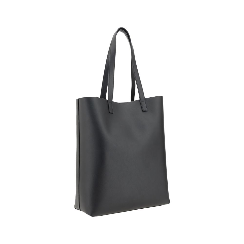 Saint Laurent Leather Tote Bag with Pouch