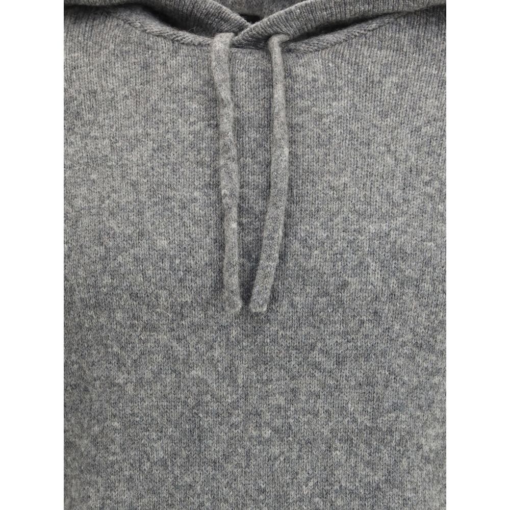 Roberto Collina Luxurious Cashmere and Silk Hooded Sweater