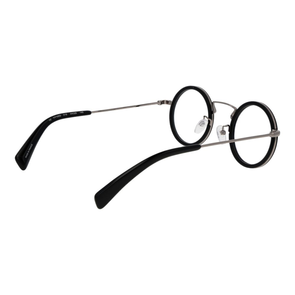 Yohji Yamamoto Men's Optical Glasses – Black Round Frames