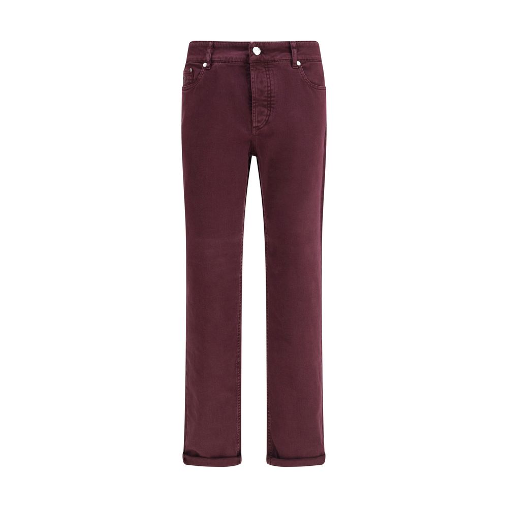 Brunello Cucinelli Cotton Slim Jeans