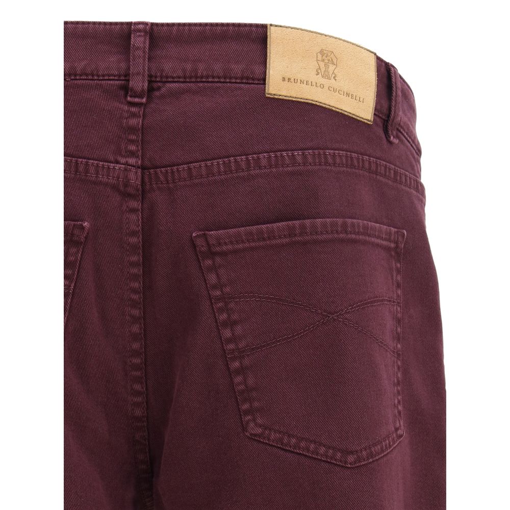 Brunello Cucinelli Cotton Slim Jeans