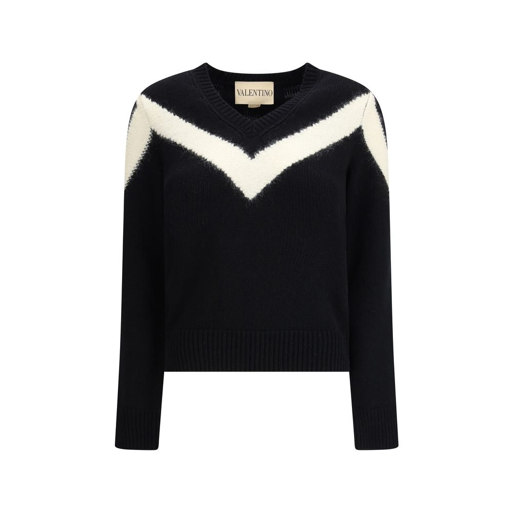 Valentino Wool Sweater with Bow Detail